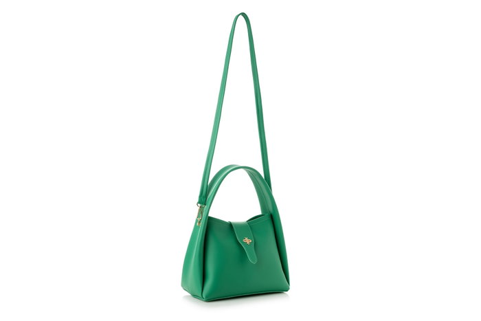 Lucky Bees Bolso de Mano Verde